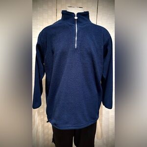CHAMPS SPORT NAVY 1/4”ZIP FLEECE MEN’S TOP SIZE XL